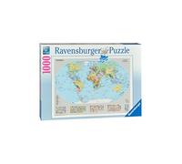 Ravensburger - 4005556156528 - Puzzle 1000 Pièces Carte du Monde Politique - Puzzle Adulte