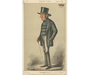 Politicians - « Fiers et sincères mais libéraux et juste il a refusé de servir sous le plus humble des premiers ministres. » Le duc de Somerset. 7 août 1869 (1869) Poster imprimé par Carlo Pellegrini