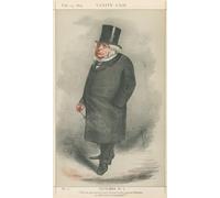 Politicians - « Will the sentimental orator be lost in the practical minister or will both the extinguished » The Rt. Hon. John Bright. 13 février 1869 (1869) Poster Print by Carlo Pellegrini (24 x