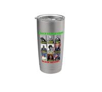 Politicking noir Gobelet isotherme en acier inoxydable double paroi