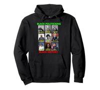 Politicking Noir Sweat à Capuche
