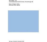 Politik Als Beruf