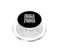 Politique et Changement Pas pensées et prière - Anti-Arme PopSockets PopGrip pour MagSafe