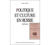 Politique et culture en Russie 18e-20e siècles - Marc Raeff - Ecole Des Hautes Etudes En Sciences Sociales - broché - Livre