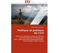 Politique Et Poétique De L'exil