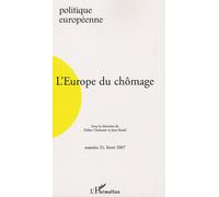 L'Europe du chômage Tome 21 - Didier Chabanet - L'harmattan - broché - Revue