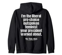 Politique féministe Franc Pro-Choice Liberal Sweat à Capuche