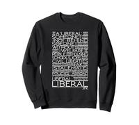 Politique libérale pour la Citation électorale américaine Sweatshirt