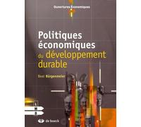 Politiques économiques du developpement durable