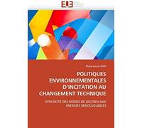 Politiques Environnementales D''incitation Au Changement Technique