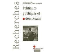 Politiques publiques et démocratie