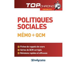Politiques sociales - Concours 2019: Fiches de rappels de cours
