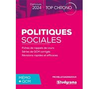 Politiques sociales: Concours 2024 - Mémo + QCM