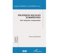 Politiques Sociales Européennes Entre intégration et fragmentation - Paul Pierson - L'harmattan - broché - Livre