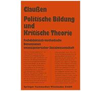 Politische Bildung Und Kritische Theorie