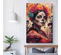 POLIUAWS Affiche d'art « Honorer les ancêtres » - Denoise - Toile murale - Décoration de salon - 30 x 45 cm