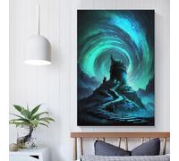 POLIUAWS Affiche vintage de la Citadelle du Nord, décoration de chambre, toile esthétique, 30 x 45 cm