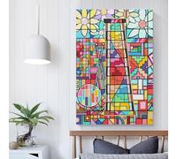 POLIUAWS Affiche « Xylophone aux couleurs variées » pour enfants, affiche sur toile, décoration murale, impression, tableau pour la décoration du salon et de la chambre, 60 x 90 cm (24 x 36 pouces)