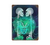 POLIUAWS Bond between Us And Nature Panneaux Métalliques Vintage, Décoration Murale, Plaques En Étain Pour La Maison, La Chambre, La Ferme, Les Cafés, Le Bureau, Le Magasin15.7 x11.8