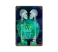 POLIUAWS Bond between Us And Nature Plaques Métalliques Humoristiques Pour Bureau, Garage, Bar, Café, Pub11.8"x7.9"