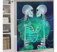 POLIUAWS Bond Between Us and Nature Rideau De Douche en Polyester Anti-moisissure, Décor pour Salle De Bain Ou Dortoir 69.69x70.87Inch（177x180cm）