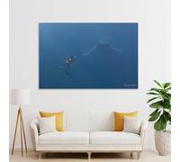 POLIUAWS Chasseur Dimage En Action Franck Faria - Tableau mural pour salon ou chambre - Grand format 50 x 75 cm (20 x 30 pouces)