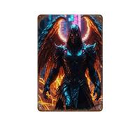 POLIUAWS Clash Heavens Underworld Décoration Murale Rétro En Métal Pour La Maison, La Ferme, Les Cafés, Le Bureau Ou Un Magasin11.8 x7.9