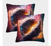 POLIUAWS Coussins décoratifs à Motifs brisés « pour être ma Maman », fête des mères, Anniversaire, taies d'oreiller Standard de Luxe, Lot de 2, 40 x 40 cm