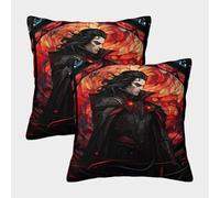 POLIUAWS Coussins décoratifs « The Duke » pour la fête des mères, Un Anniversaire, taies d'oreiller Standard de Luxe, Lot de 2, 45 x 45 cm