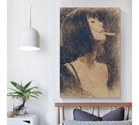 POLIUAWS Décoration murale « Ce Moment » pour salon, chambre d'adolescent, art mural moderne 40 x 60 cm (16 x 24 pouces)