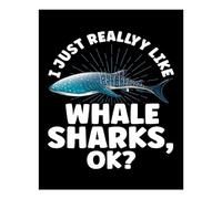 POLIUAWS Kit de broderie diamant « J'aime beaucoup » représentant une baleine - Loisirs créatifs - Peinture diamant pour adultes - 40 x 50 cm