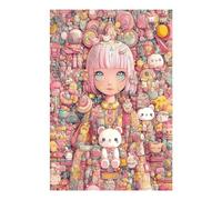 POLIUAWS Kit de peinture diamant Sweet Dreams Haven pour adultes, idéal pour les loisirs créatifs. Outils et perles rondes, format 20 x 30 cm.