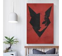 POLIUAWS L'Ordre du Chat Toile Affiches Art Mural Impressions d'Art Mural Chambre Cuisine Anniversaire Femme Mari Fournitures Décoration de la Maison 20x30 pouces (50x75 cm)