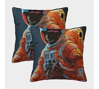 POLIUAWS Lot de 2 taies d'oreiller Beyond The Stars pour Tout-Petits, Respirantes et Douces pour Les Cheveux et la Peau (50 x 50 cm).