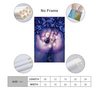 POLIUAWS Mini tableaux de chats à accrocher au mur du salon ou de la chambre, sur toile 24x36 pouces (60x90cm)