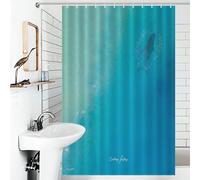 POLIUAWS Ocean of Emotions Rideau De Douche Imperméable en Polyester Doux pour Salle De Bain Ou Chambre Humide 46.85x70.87Inch（119x180cm）