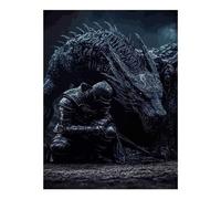 POLIUAWS Peinture diamant Dark Souls 5D à faire soi-même, art cristallin avec diamants, kit de peinture diamant DIY pour adultes et filles, cadeau d'anniversaire 30 x 40 cm