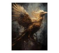 POLIUAWS Peinture diamant Phoenix Sweet 5D à faire soi-même, kit de loisirs créatifs en cristal, 30 x 40 cm, pour adultes débutants.