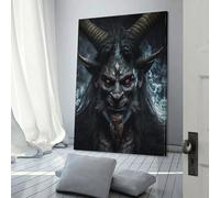 POLIUAWS Peinture sur toile Dark Lord 3, décoration murale 3D pour adolescentes, femmes, salon, 20 x 30 cm