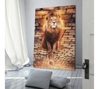 POLIUAWS Peinture sur toile « Rêves de grandeur », art mural pour adolescentes, femmes, décoration de salon, art mural 3D, 50 x 75 cm