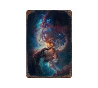 POLIUAWS Pillars of Creation Plaque En Métal Vintage, Affiche Rétro Pour Jardin, Ferme, Salon, Clubs Extérieurs11.8"x7.9"