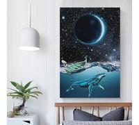 POLIUAWS Projets 29 Impression d'art mural sur toile Peinture Images Méditation Esprit Yoga Chambre Salle de bain Décoration de fête d'anniversaire 12x18 pouces (30x45cm)