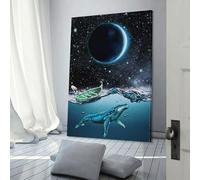 POLIUAWS Projets 29 Impression d'art mural sur toile Peinture Images Méditation Esprit Yoga Décoration de chambre Salle de bain Décoration de fête d'anniversaire 20x30 pouces (50x75cm)