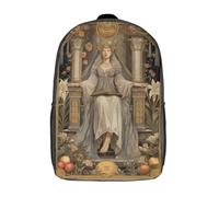 POLIUAWS Sac à dos imprimé en 3D « La Grande Prêtresse », sac à dos enfant mignon et imperméable, style décontracté, pour fille et garçon, 43 cm (17 pouces).