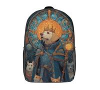 POLIUAWS Sac à dos Royal Canin Majesty-4 imprimé en 3D pour enfants (garçons et filles), style décontracté et tendance, idéal pour l'école ou les voyages (17 pouces).