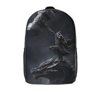 POLIUAWS Sac à dos scolaire Dragon Slayer's Might pour enfants, sac à dos scolaire imprimé en 3D, sac de voyage tendance, sac d'école pour garçon de 43 cm (17 pouces).