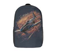 POLIUAWS Sac à dos Skyward Flight pour enfants, imprimé en 3D, grande capacité, idéal pour les voyages et les livres. Sac à dos tendance de 43 cm (17 pouces).