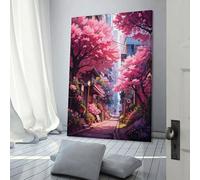 POLIUAWS Tableau « Marcher en solitaire » pour salle de bain, décoration murale pour toilettes, salle de bain ou chambre, toile 20x30 pouces (50x75cm)