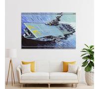 POLIUAWS Tableau Princeton CV37 Carrier - Impression d'art murale pour la maison - Idéal pour les occasions spéciales - Art mural moderne 08x12 pouces (20x30cm)