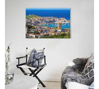 POLIUAWS Tableaux de St Ives, Cornouailles, pour couloir ou salon, chambre d'enfant, fille ou garçon, cadeau d'anniversaire, 20 x 30 cm (8 x 12 pouces)